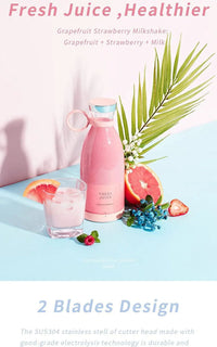 Troponics™ Premium Portable USB Electric Juicer Mixer (420 ml)